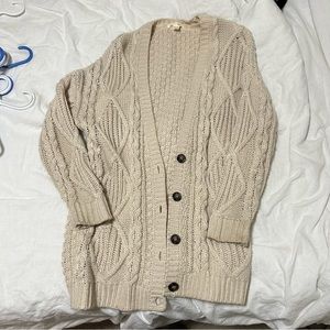 Light tan cardigan
